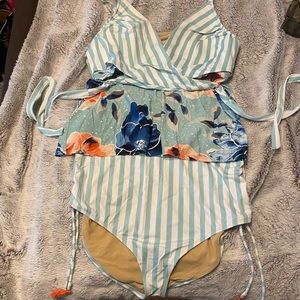 Lane Bryant two piece swim suit